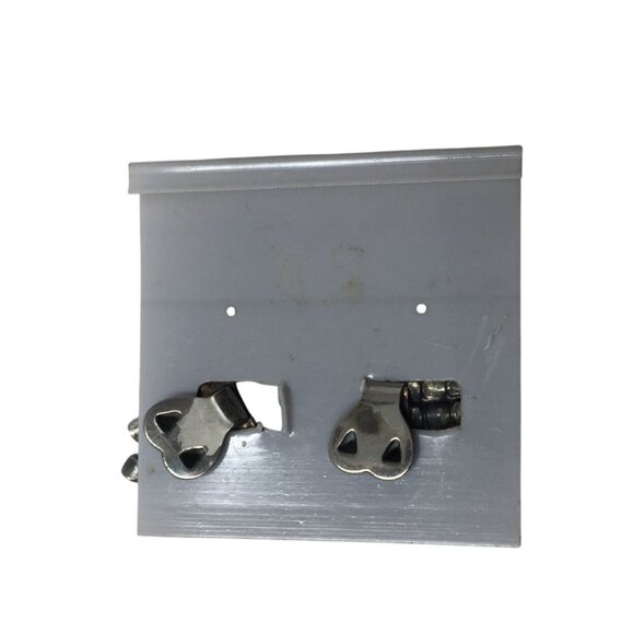 Vintage Pair of Sparkly Triangle Rhinestone Shoe Clips - Picture 3 of 3